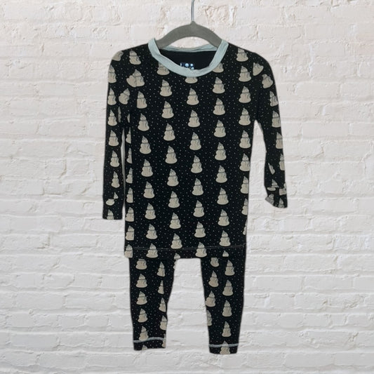 Ki Bamboo Snowman Pyjama Se (3T)