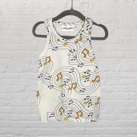 Mini Rodini Music Notes Racerback Tank (4-5)