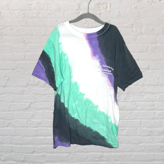 Zara 'SummerBegins' Tie-Dye T-Shirt (9)