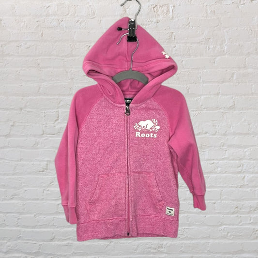 Roots Two-Tone Zip Hoodie (3T)