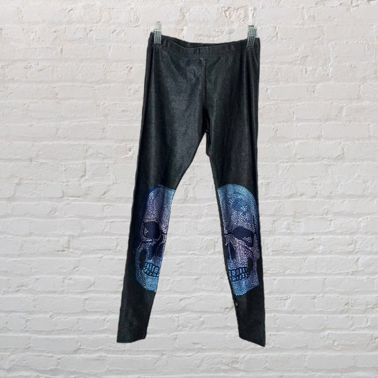 Terez Skull Leggings (10-12)