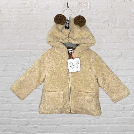 Nula Bug Hooded Sherpa Coat (2T)