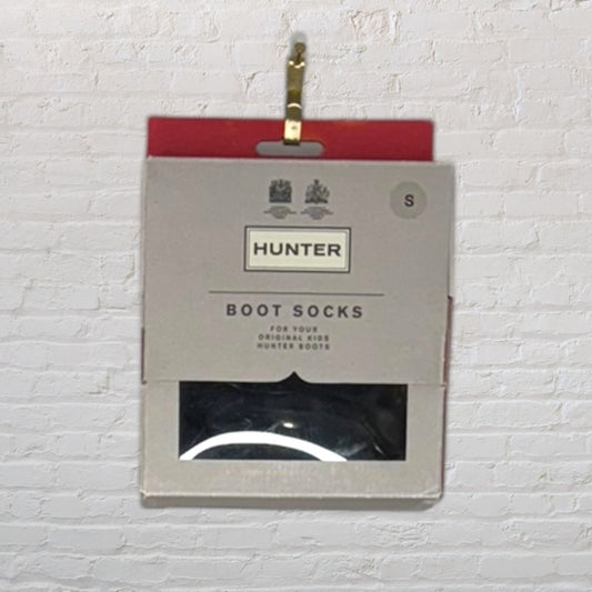 Packaged Hunter Boot Socks labeled for Original Kids Hunter Boots in size S.