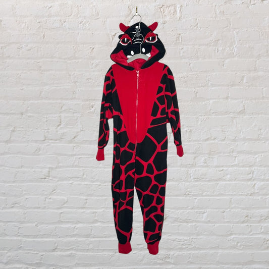 Unknown Brand Fleece Dragon Romper (5-6)