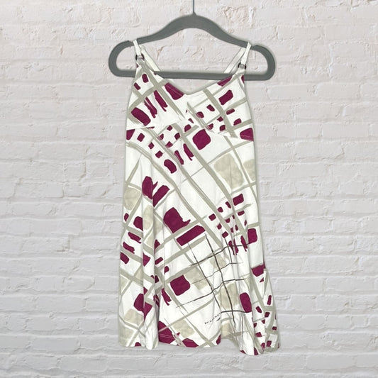 Burberry Abstract Grid Criss-Cross Dress (4-5)