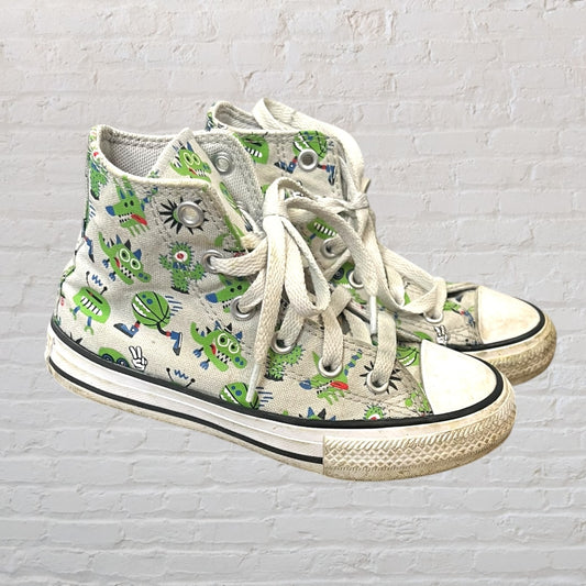 Converse Monster Print Chuck Taylor High-Tops (Footwear 11)