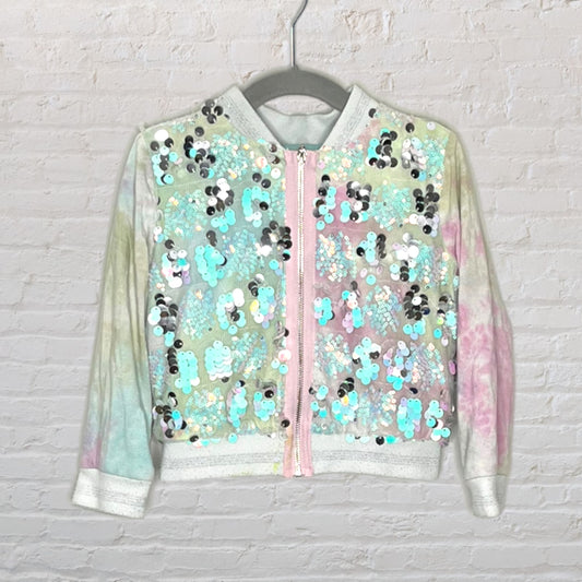 Baby Sara Iridescent Sequin Jacket (2T)