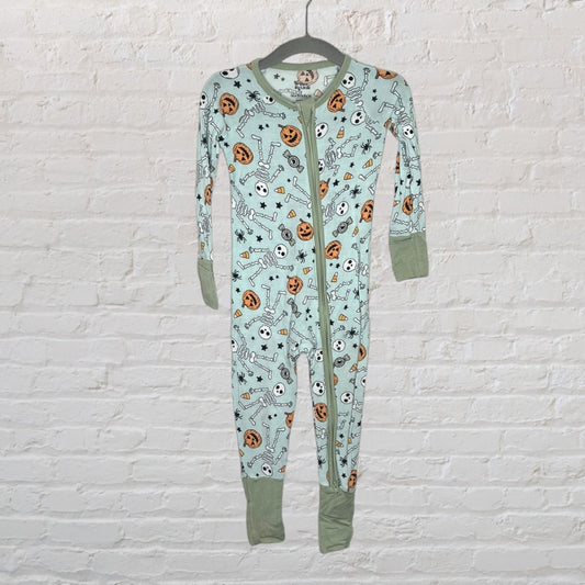 Dream Big Little Co x Madi Nelson Bamboo Halloween Romper (12-18)