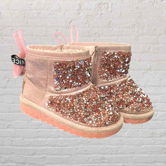 Unknown Brand Jewel Encrusted Bunny Ear Booties (Footwear 10C)