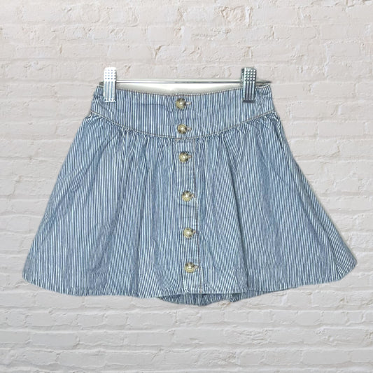 OshKosh Denim Pinstripe Skirt (6)