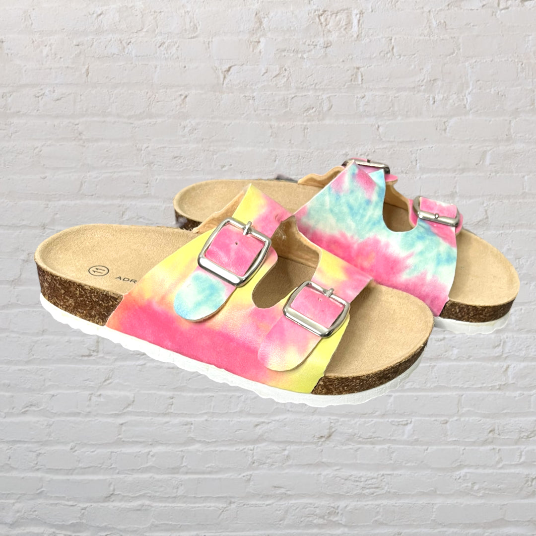 NEW! Adrienne Vittadini Tie-Dye Sandals (11)