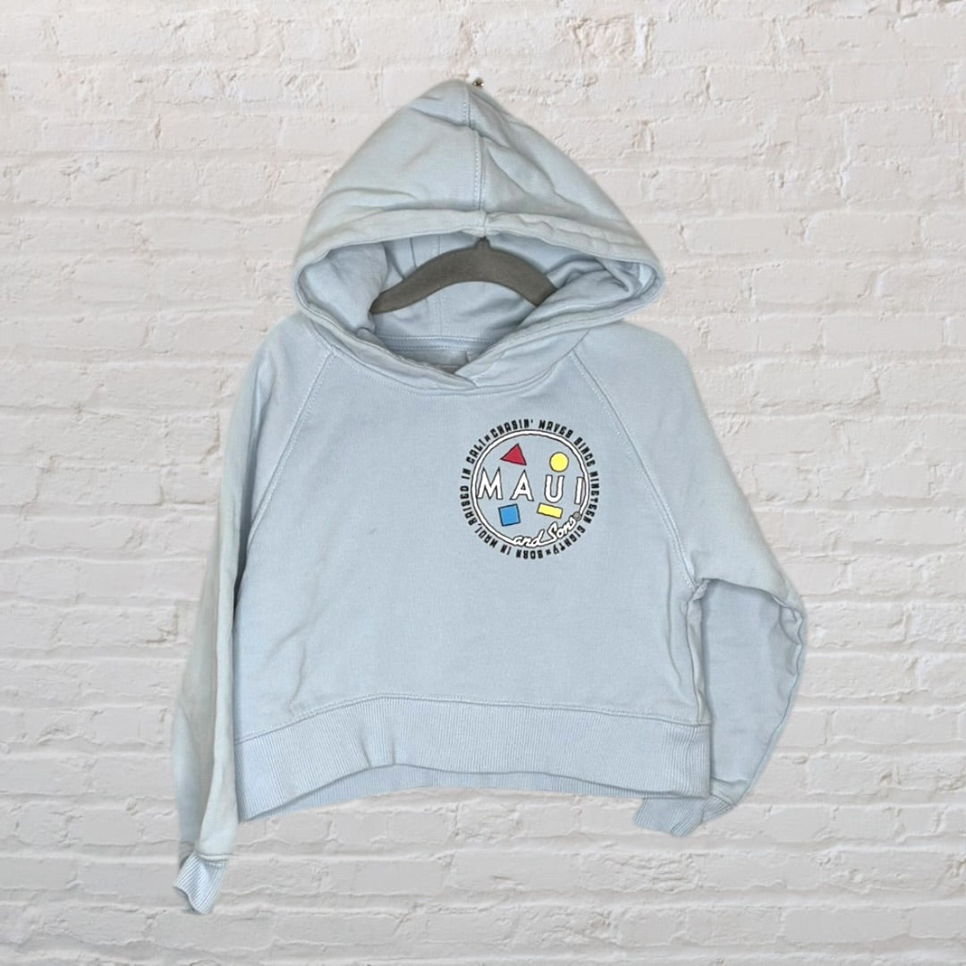 Zara x Maui & Sons Cropped Graphic Hoodie (4T)*
