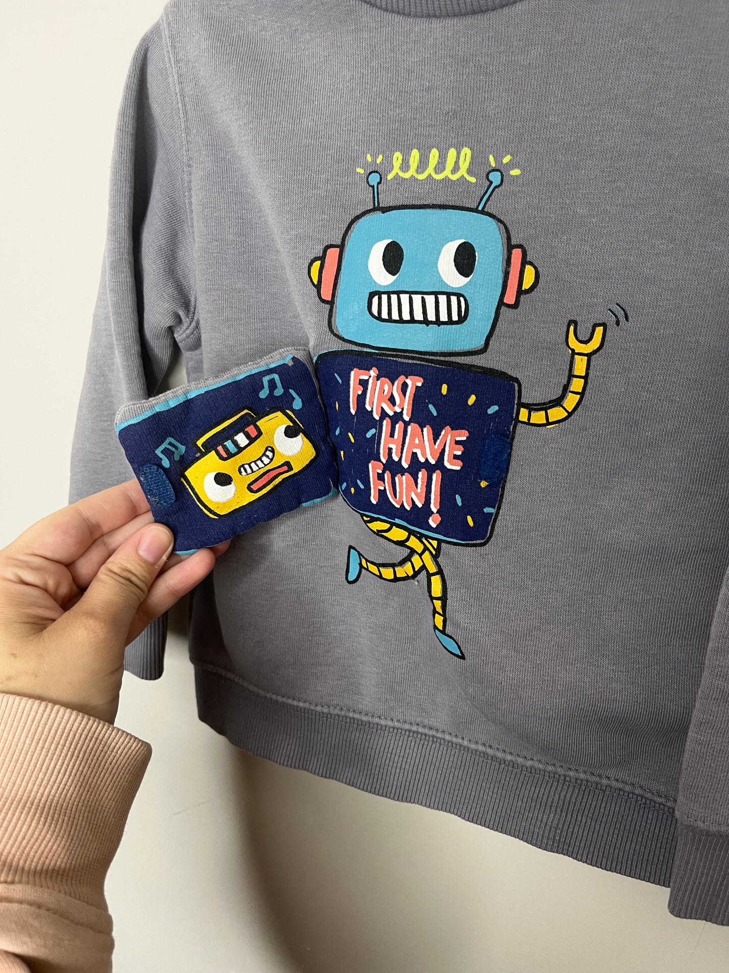 Zara Interactive Robot Sweater (18-24)
