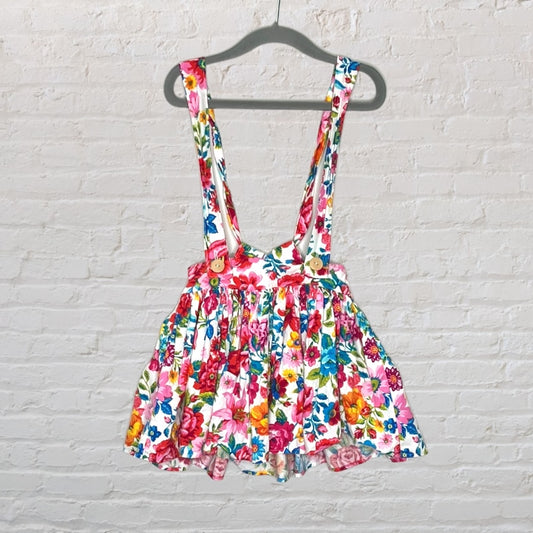 Small Shop Adjustable Floral Jumper (4T)