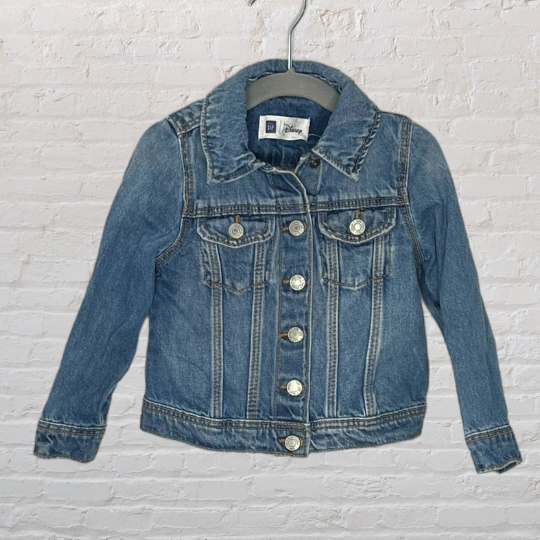 Gap X Disney Embroidered Minnie Denim Jacket (3T)