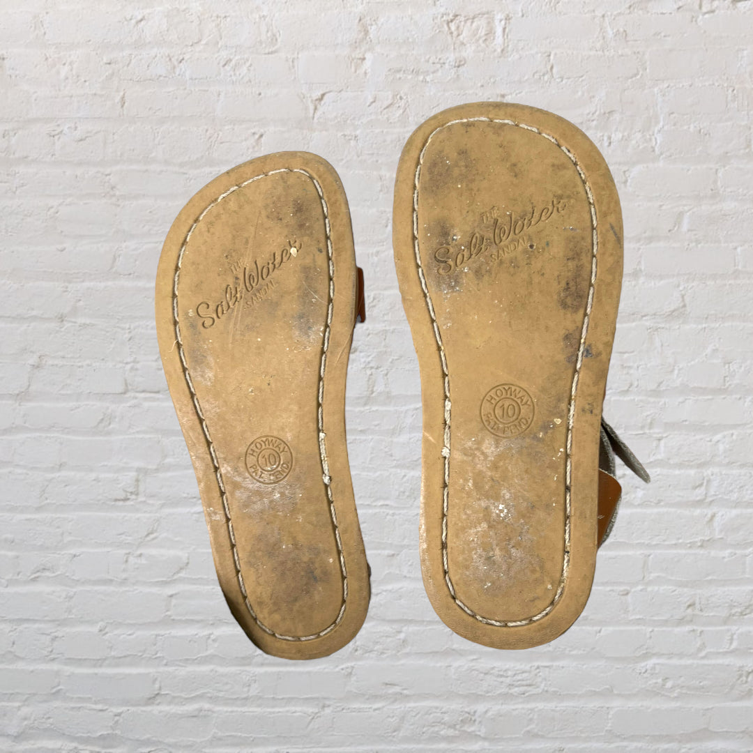Saltwater Classic Leather Sandals (10C)