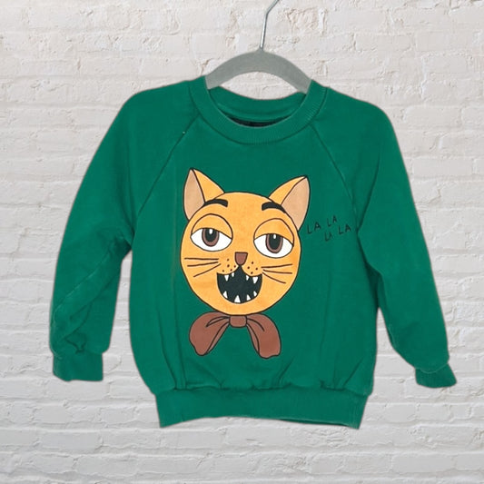 Mini Rodini Singing Cat Sweater (2T)
