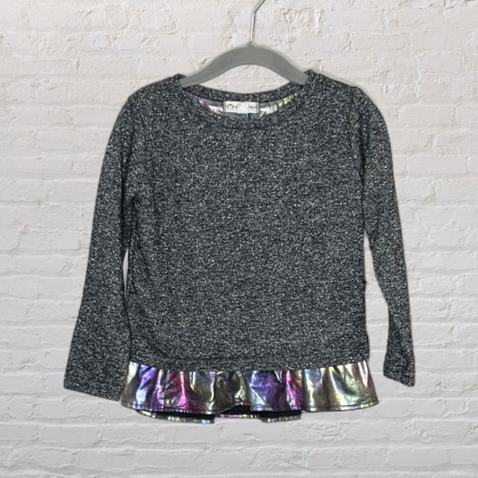 Appaman Peplum Glitter Sweater (4T)