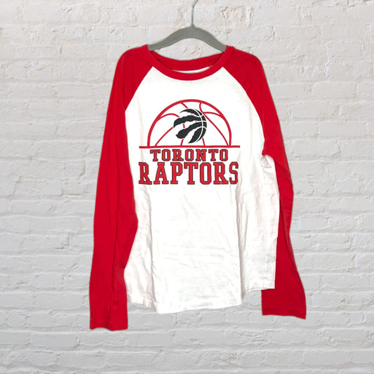 NBA Toronto Raptors Raglan Long-Sleeve (10-12)