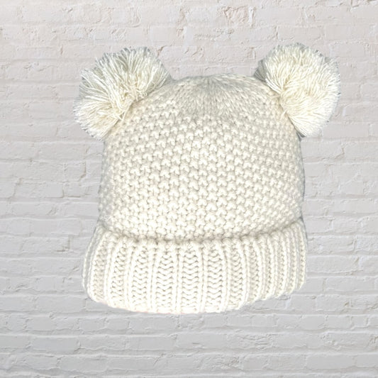 F&F Knit Pom Pom Beanie (6-12)