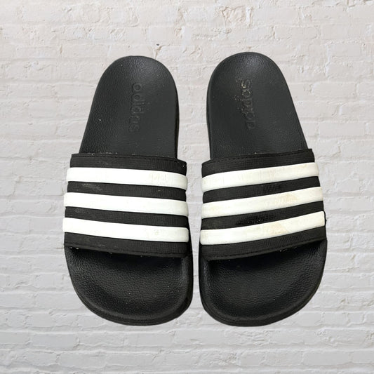 Adidas Striped Slides (Footwear 2Y)