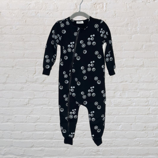 Miles Basketball Sweater Romper (24M)