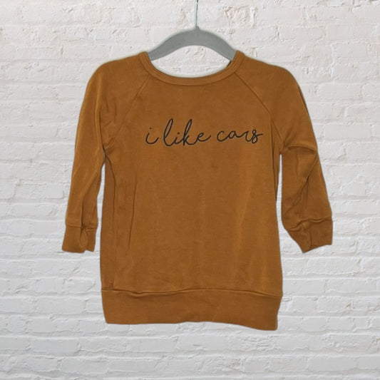 Little & Lively I Like Cars" Bamboo Long-Sleeve (2T)"