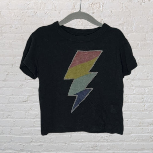 Chaser Gauzy Rainbow Bolt T-Shirt (2T)