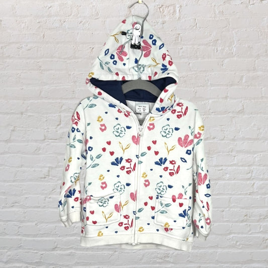 Zara Floral Zip Hoodie (3T)