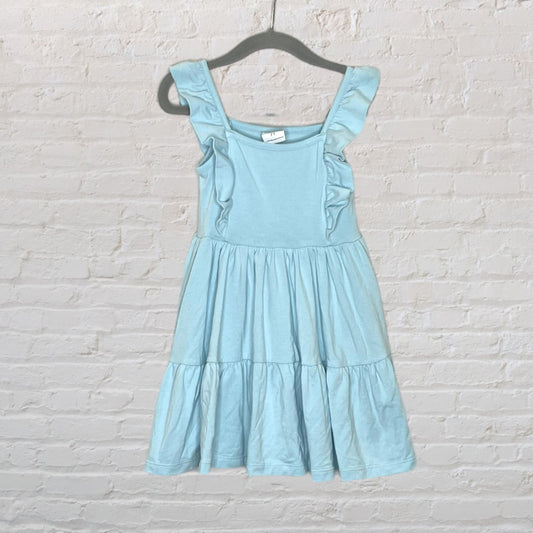 The Whimsical Fox Bamboo Tiered Ruffle Dress (2T)