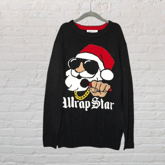 H&M 'Wrap Star' Santa Knit Sweater (12-14)
