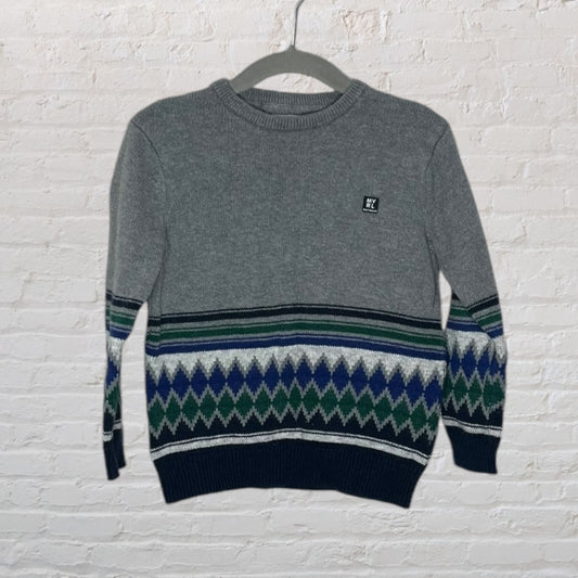 Mayoral Knit Fair Isle Sweater (4T)