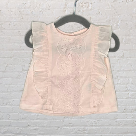 Gap Macrame Ruffle Top (3-6)