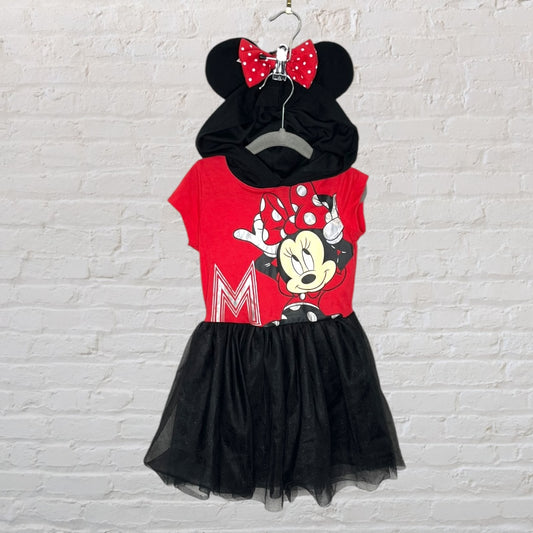 Disney Minnie Tulle-Skirted Hoodie Dress (4-5)