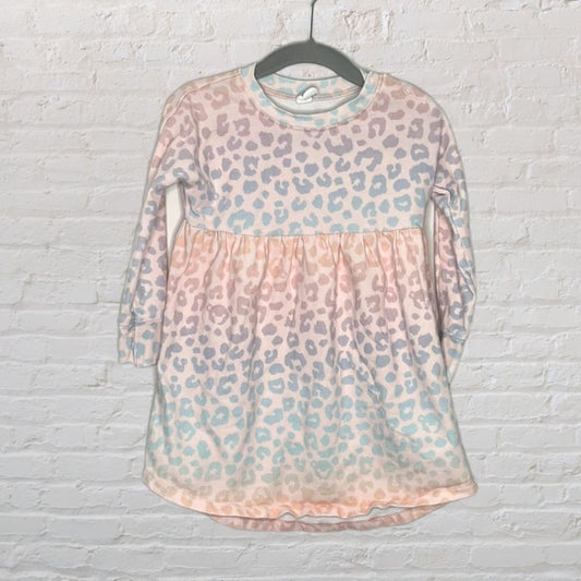 Huxbaby Rainbow Leopard Print Dress (18-24)
