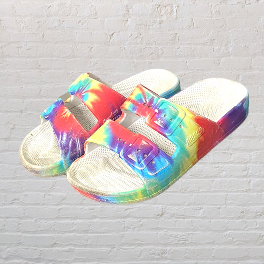 Freedom Moses Tie-Dye Slides (Footwear 10)