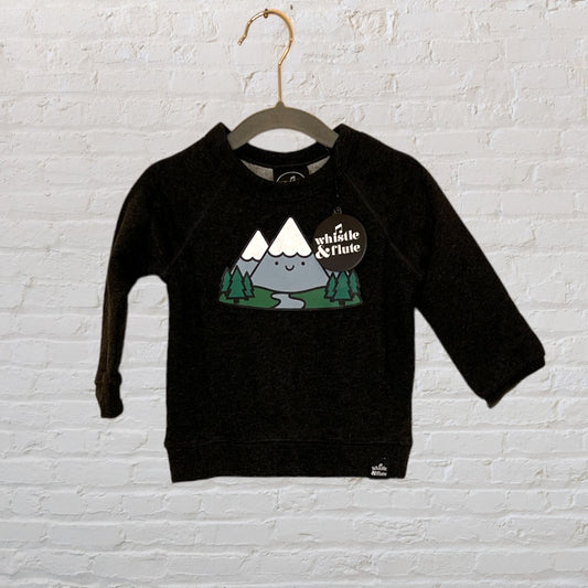 Organic Cotton Kawaii Mountains Sweater - 6-12