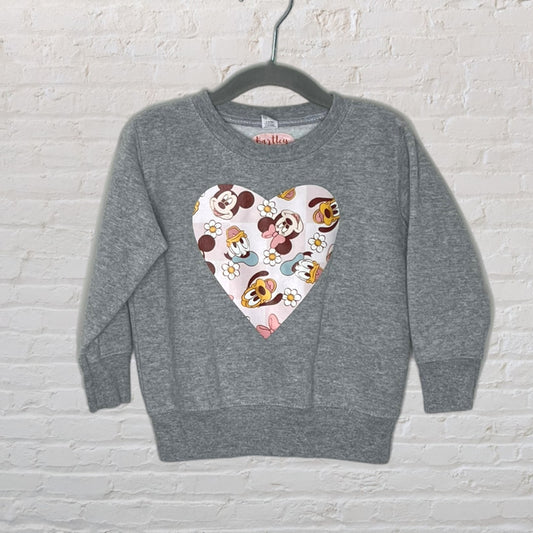 Bartley Baby Co. Character Heart Sweater