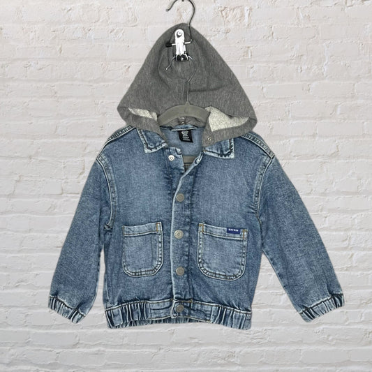 H&M Cinched Waist Denim Shacket (3T)