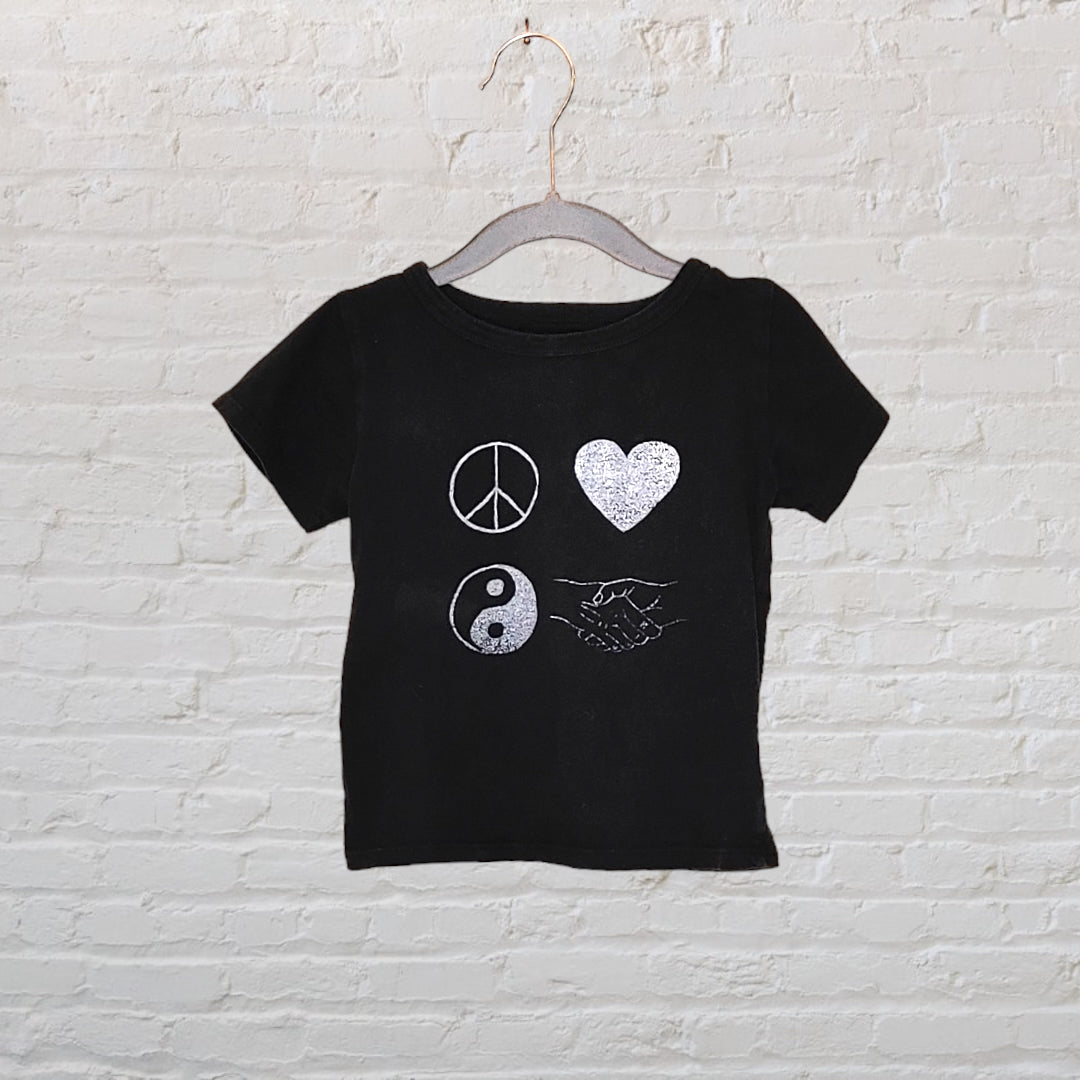 Sun + Stars Peace & Love T-Shirt  (18-24)