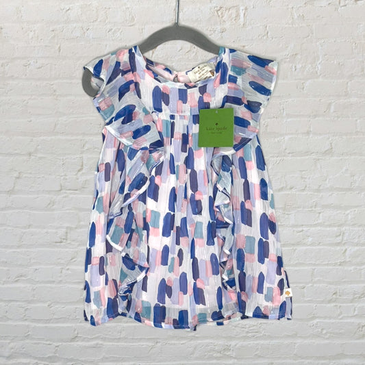 Kate Spade Brushstroke Ruffle Dress (18M)