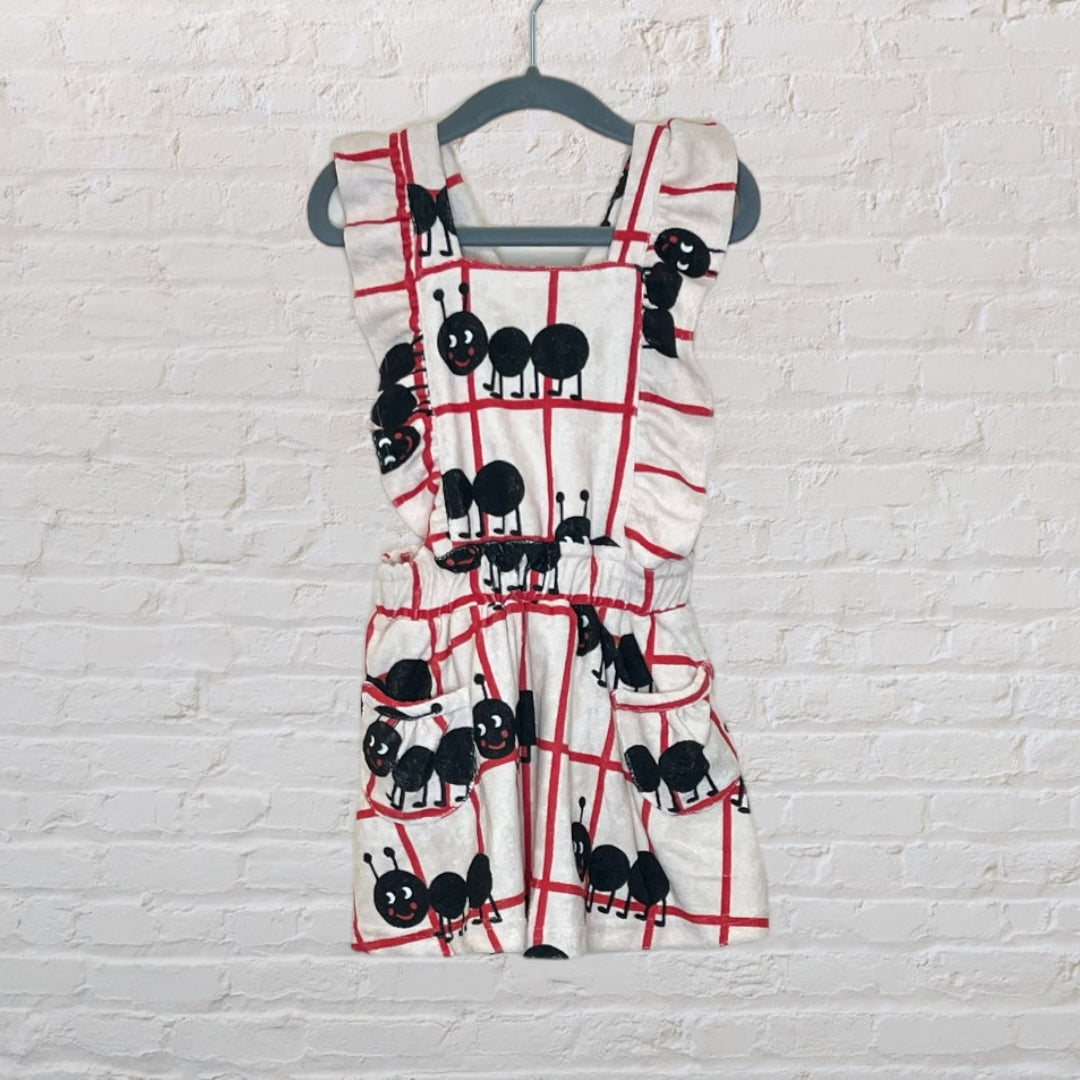 Hugo Loves Tiki Criss-Cross Ruffle Ants Dress (4T)