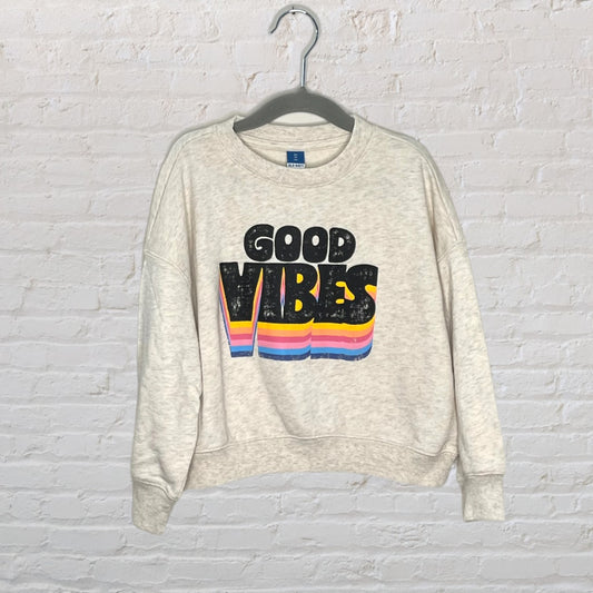 Old Navy 'Good Vibes' Retro Sweater (4T)