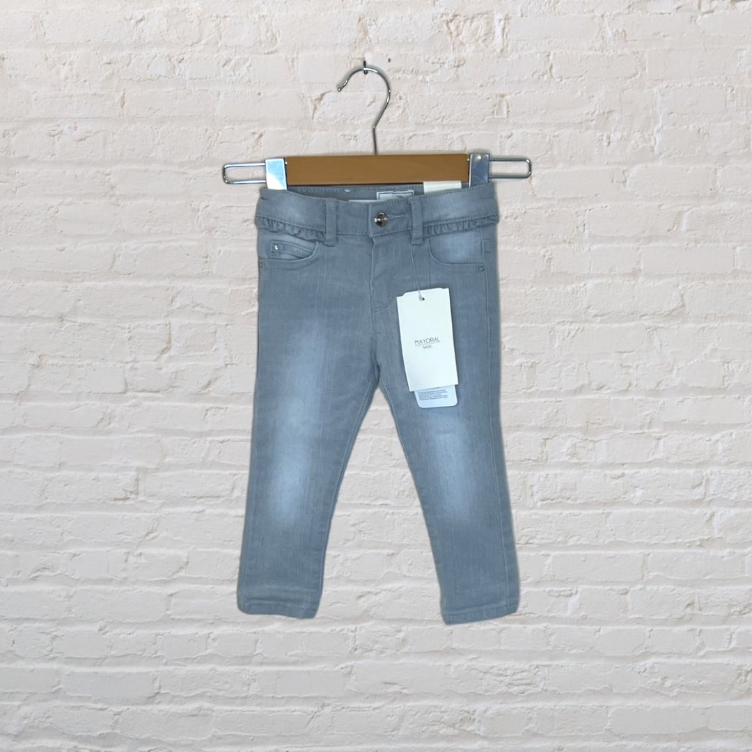 Mayoral Ruffle Jeans - 12M