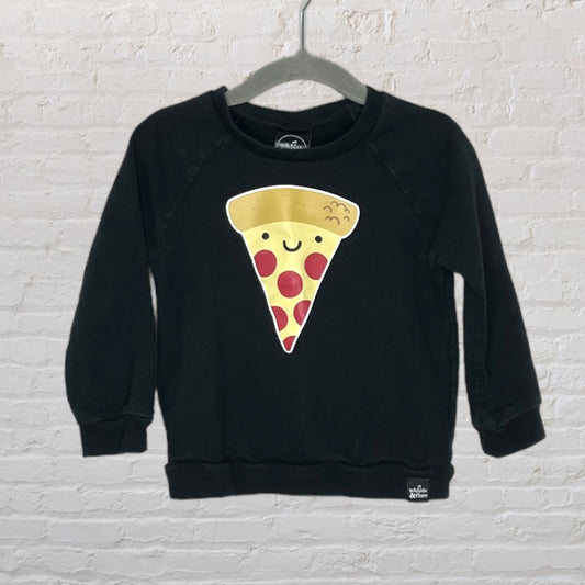 Whistle & Flute Kawaii Pizza Sweater (18-24)