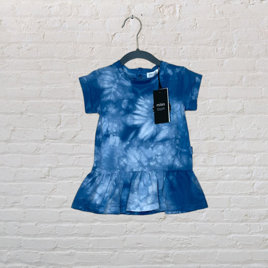 Miles Tie-Dye Peplum Dress - 12M