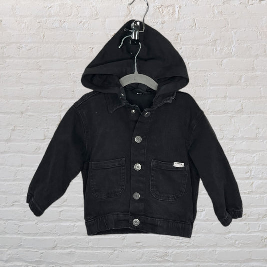 H&M Cinched Waist Denim Shacket (3T)