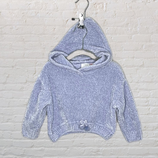 Zara Plush Cropped Hoodie (12-18)