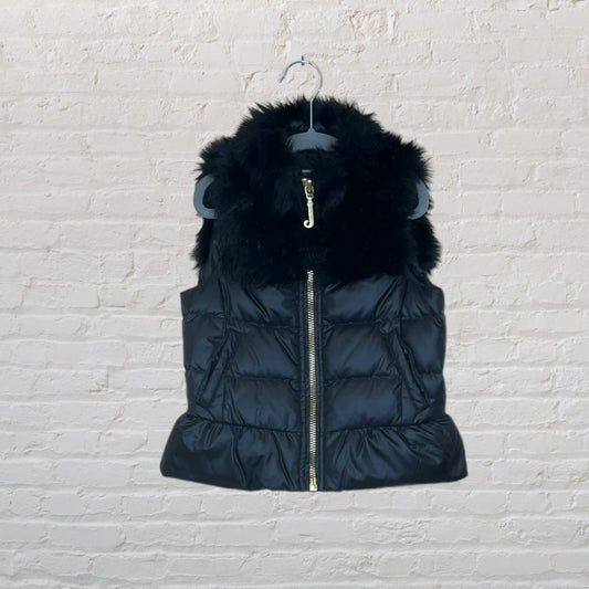 Juicy Faux Fur Collared Puffer Vest - 4-5