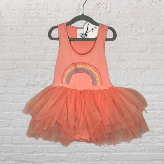 I Love Plum Embroidered Rainbow Tutu Leotard (6)